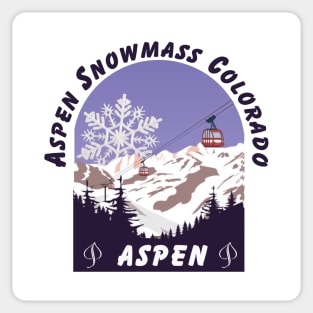 Aspen Snowmass, USA. Gift Ideas For The Ski Enthusiast. Sticker